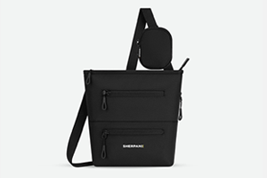 Sherpani Sadie Crossbody Bag: Raven Black