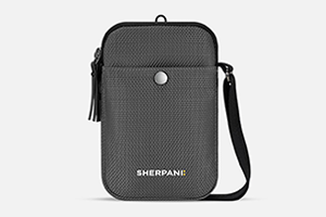 Sherpani Simplicity AT Crossbody Wallet: Granite Grey