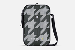 Sherpani Simplicity AT Crossbody Wallet: Houndstooth Print