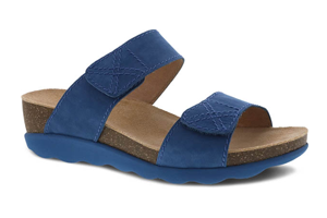 Dansko Maddy: Blue Milled Nubuck