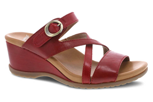 Dansko Ana: Red Glazed Calf