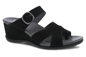 Dansko Aubree: Black Nubuck Adelaide