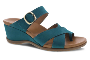 Dansko Aubree: Teal Nubuck Adelaide