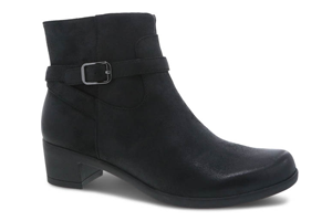 Dansko Cagney Black Burnished Suede