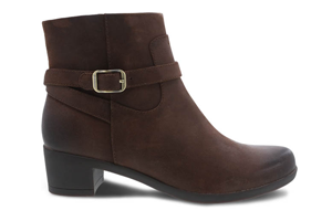 Dansko Cagney Brown Burnished Suede