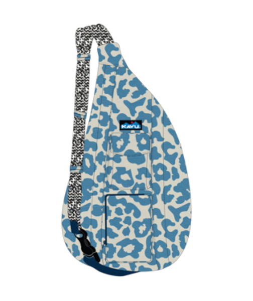 Kavu Rope Bag: Blue Panthera