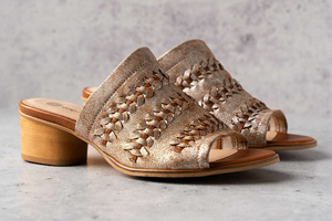 Eric Michael - Lisbon - Crackle Leather: Sliver