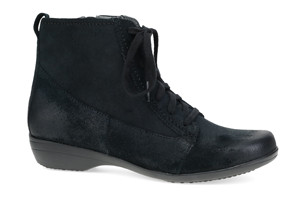 Dansko Fergie Black Burnished Suede