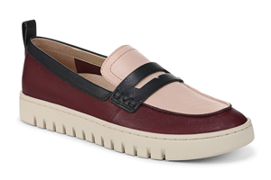 Vionic Uptown Loafer: Cherry Jubilee Multi Leather