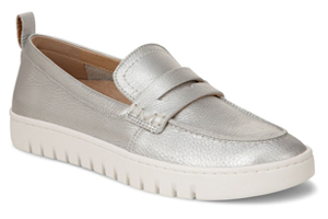 Vionic Uptown Loafer: Silver Leather