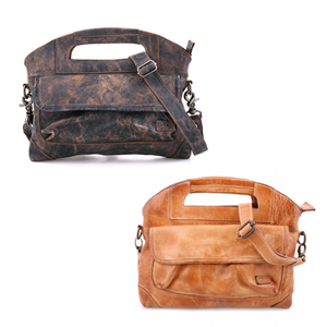 bedstu Greenway Crossbody Bag - Black Lux, Tan Rustic