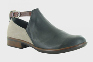 Naot Kamsin: Black Raven/Stone Nubuck/Luggage Brown