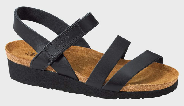 Naot Kayla: Black Matte Leather