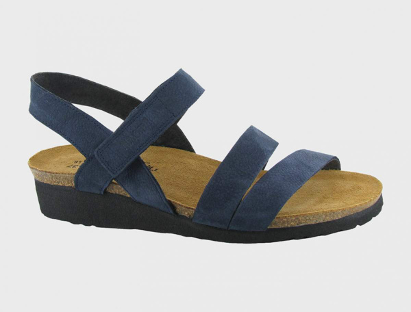 Naot Kayla: Navy Velvet Nubuck