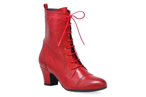 Miz Mooz Flicka Boots: Red
