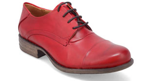 Miz Mooz Letty Oxfords: Red