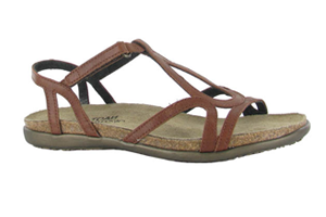 Naot Dorith: Soft Chestnut Leather