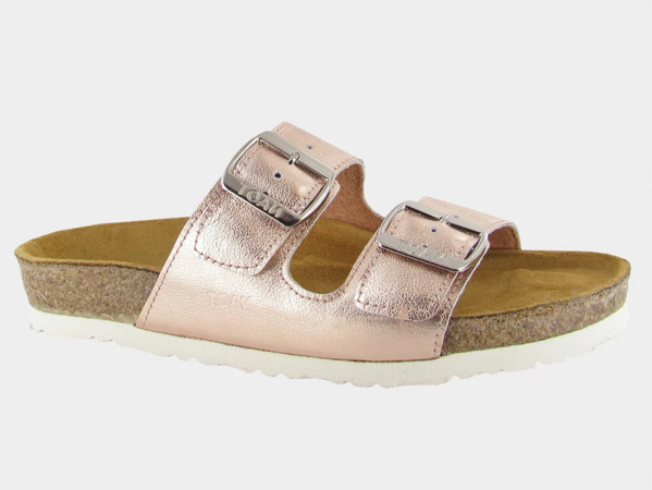 Naot Santa Barbara: Soft Rose Gold Leather
