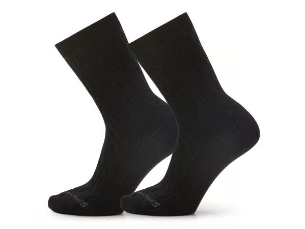 Smartwool - Everyday Cable Crew 2 Pack: Black
