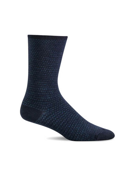 Sockwell Women's Wabi Sabi Essential Comfort Sock: Navy