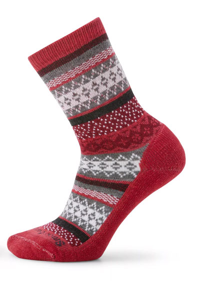 Smartwool - Women's Everyday Dazzling Wonder Crew Socks: Pomegranate