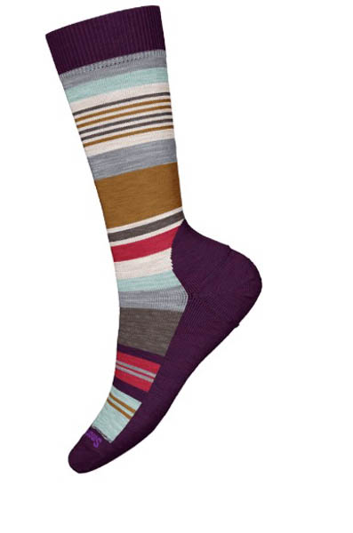 Smartwool Women's Everyday Joviansphere Crew Socks: Bordeaux