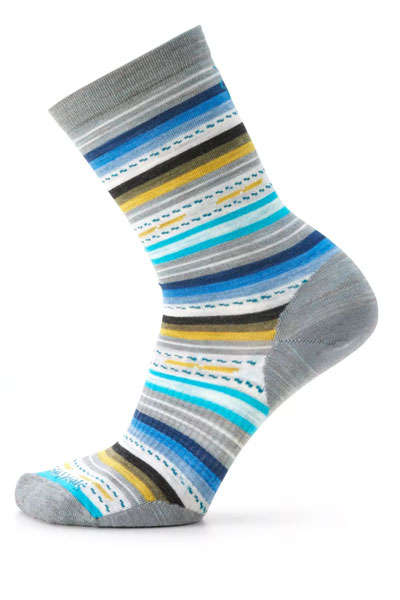 Smartwool - Women's Everyday Margarita Crew Socks: Lunar Gray