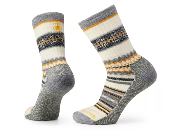 Smartwool Everyday Snowed In Sweater Light Cushion Crew Socks: Natural