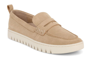 Vionic Uptown Loafer: Sand Suede